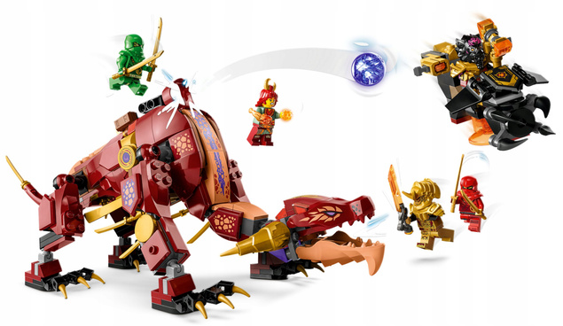 LEGO Ninjago Lawowy Smok Zmieniający Się W Falę Ognia 479 el. 8+ 71793