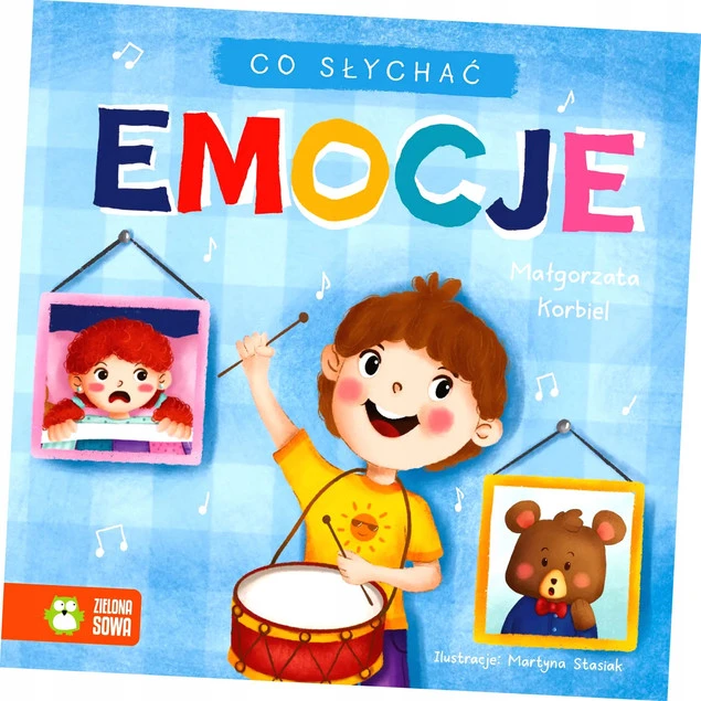 Co słychać. Emocje Małgorzata Korbiel - książeczka dla dzieci