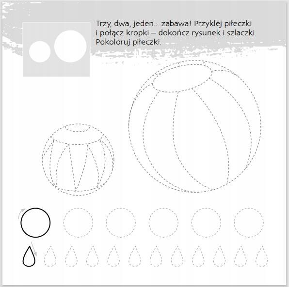 Zgadywanie-doklejanie. Szlaczki