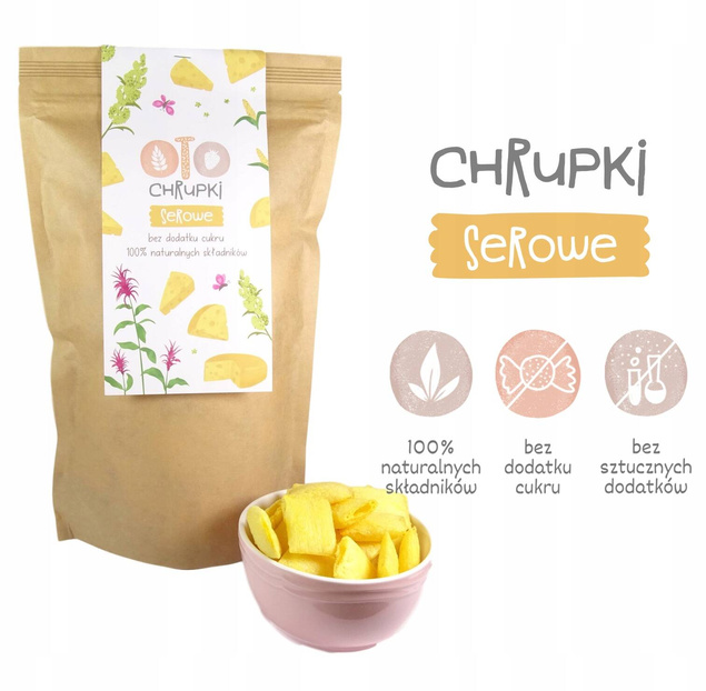 OTO Chrupki Naturalne SEROWE i POMIDOROWE Dla Dzieci 80g Otolandia 2PAK