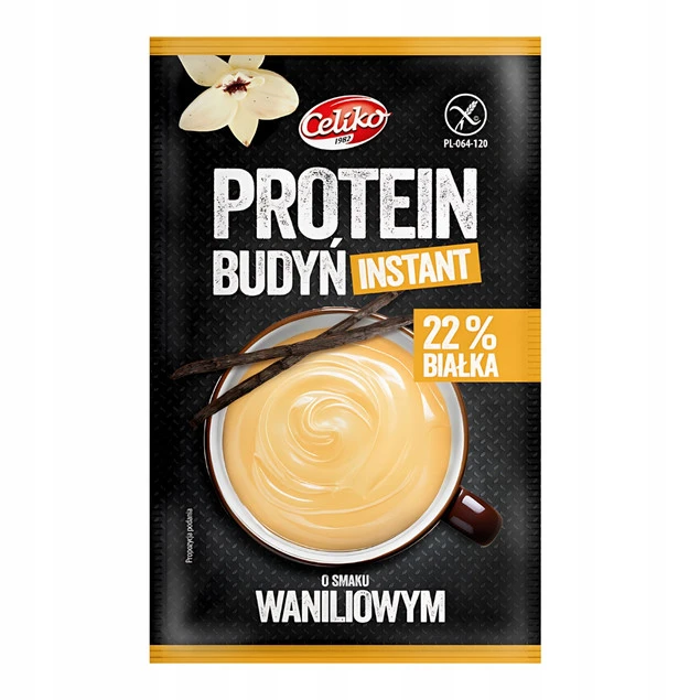 Celiko budyń proteinowy instant o smaku waniliowym bezglutenowy 40g