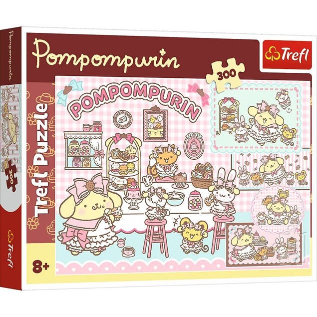 Trefl Puzzle Pompompurin 300 el. Cukierkowy świat Pompompurina