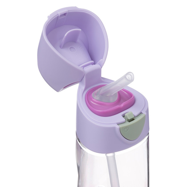 B.box Bidon dla Dziecka ze Słomką Tritan 450 ml - Sugar Plum