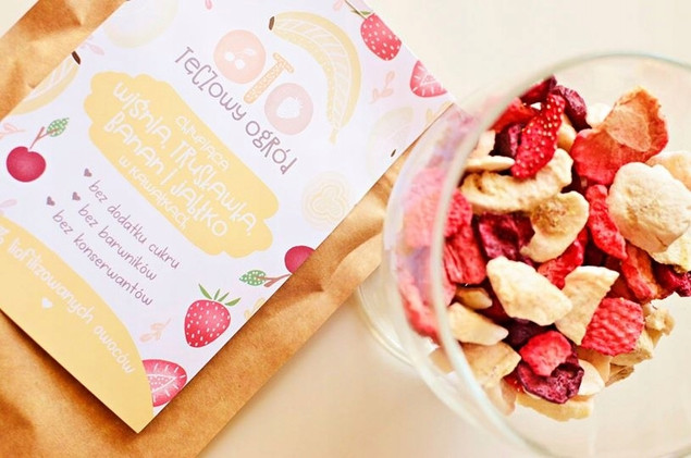 Mix liofilizowanych owoców bez cukru 20g