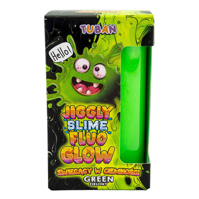 JIGGLY SLIME_FLUO GLOW ZIELONY 430G
