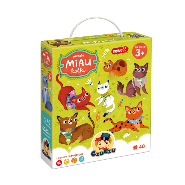 Puzzle Miau KOTKI Koty Kot Dla Dzieci 3+ CzuCzu