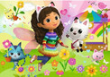 Puzzle Brokatowe Koci Domek Gabi 100 elementów Trefl
