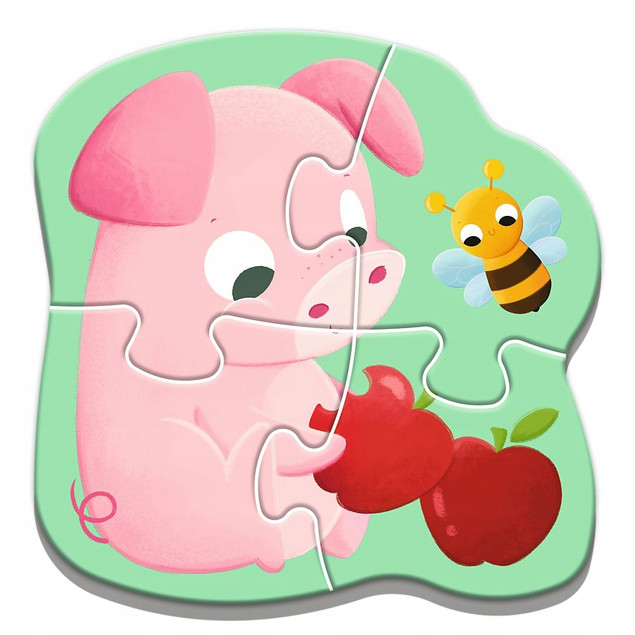Puzzle Baby Bobaskowe zwierzątka