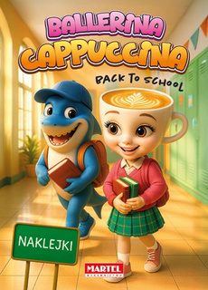 Kolorowanka z Naklejkami BALLERINA CAPPUCCINA Back To School Martel