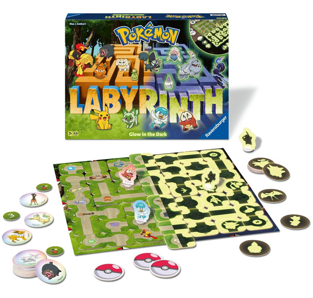 Ravensburger 228393 Labirynth Pokemon Nocna edycja