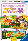 Puzzle Ravensburger 20 elementów Małe rodziny zwierząt