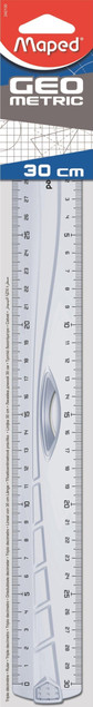 Linijka Dwustronna Szkolna Geometric 30cm Maped