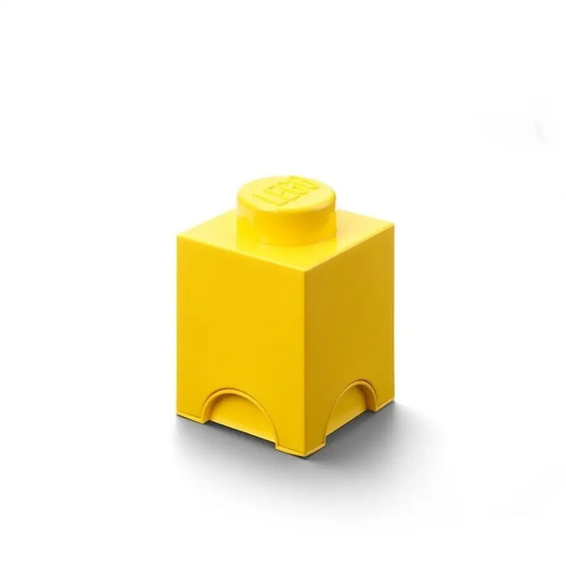 Pojemnik LEGO® Storage Brick 1 Stud Żółty 40011732