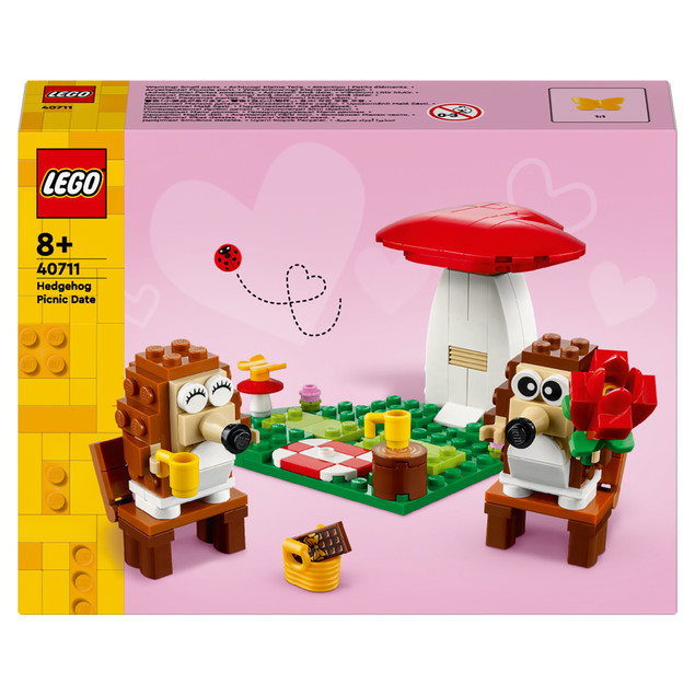 LEGO Ikony 40711 Jeżowy Piknik - Uroczy Zestaw Klocków 166 El.
