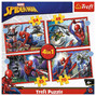 Puzzle 4w1 Bohaterski Spider-Man Trefl