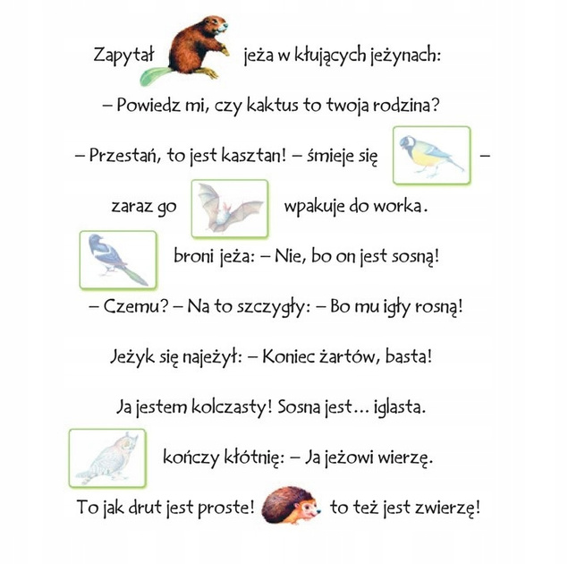 Akademia Rymowania Zwierzaki z ZOO + ZAGRODY + LASU W. Drabik 4+ Skrzat