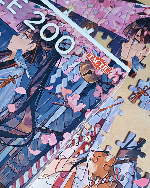 Puzzle Tactic 200 elementów Manga Anime Girl