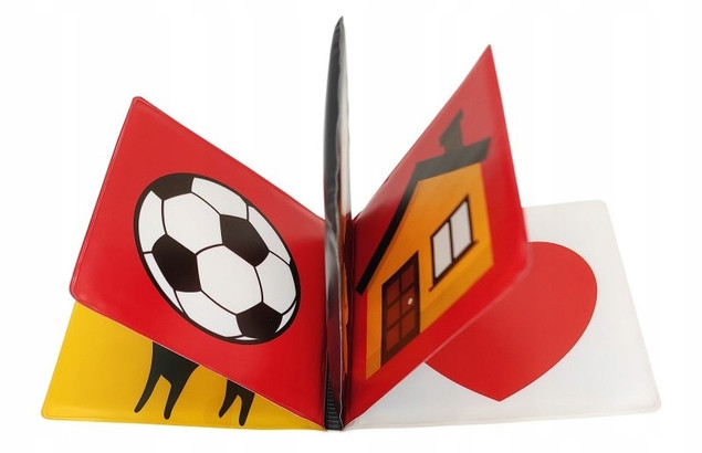 Książeczka Kontrastowa, miękka, 6m+ | Akuku