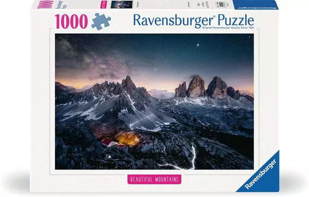 Puzzle Ravensburger 1000 elementów Tre Cime Dolomity