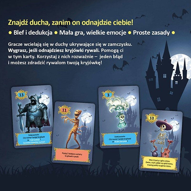 13 DUCHÓW gra rodzinna karciana Nasza Księgarnia 