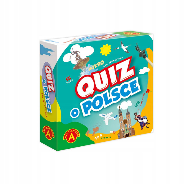 Gra planszowa Mikro Quiz o Polsce Alexander