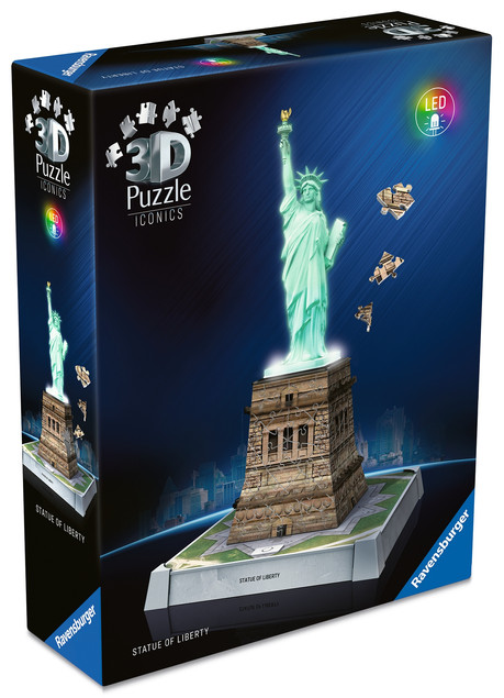 Puzzle 3D Iconics Statua Wolności Ravensburger