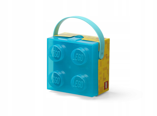 Śniadaniówka LEGO Lunch Box XL 2150 ml Błękitna z Uchwytem 4024