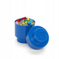 Pojemnik LEGO Storage Brick 1 Okrągły Niebieski Organizer Klocków