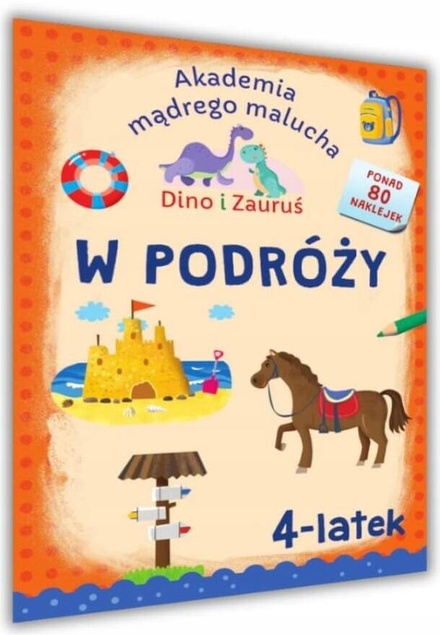 Akademia Mądrego Malucha 4-Latek W Podróży 4+ SBM