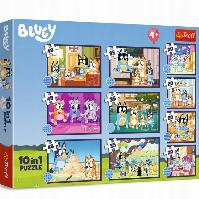 Puzzle Trefl 329 elementów Historia Bluey – Układanka dla dzieci
