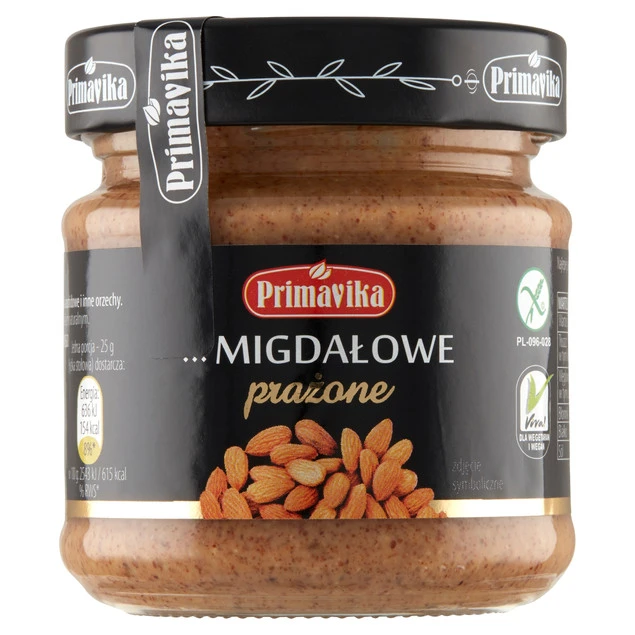 Pasta z prażonych migdałów Primavika 185 g