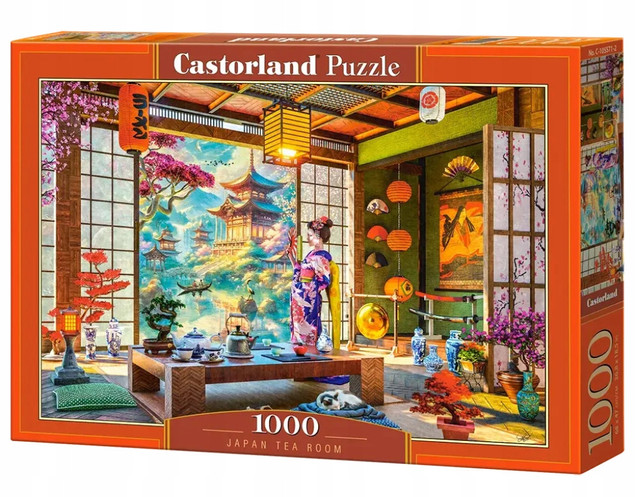 Puzzle Castorland 1000 elementów Japońska Herbaciarnia