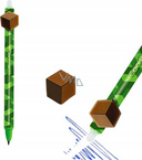 2x Długopis Wymazywalny Automatyczny MINECRAFT City Jungle CoolPack