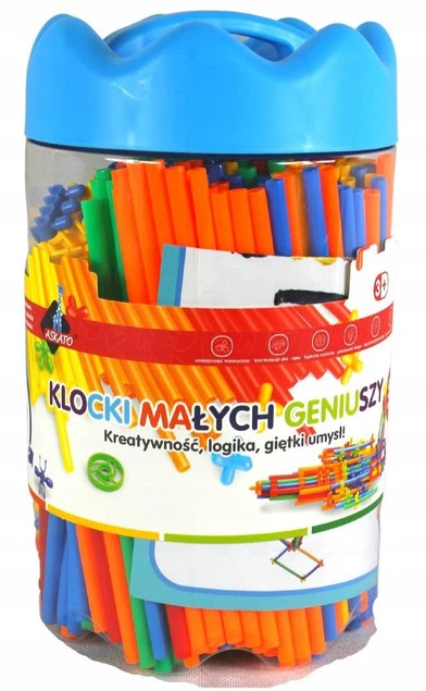 Klocki Słomki 560 EL w Wygodnej Tubie Askato