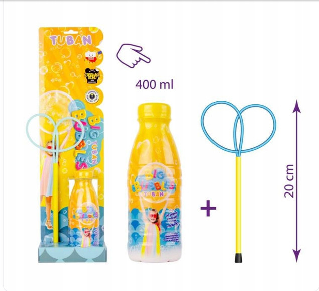 Obręcz mini Motylek płyn 400ml TUBAN