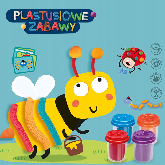 Plastusiowe Zabawy Kreatywna Masa Plastyczna do Wałkowania
