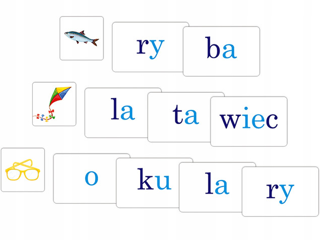 SYLABY Układanka Edukacyjna 6+ Adamigo