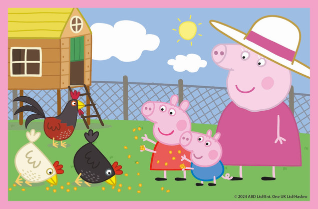 Klocki Świnka Peppa 6el