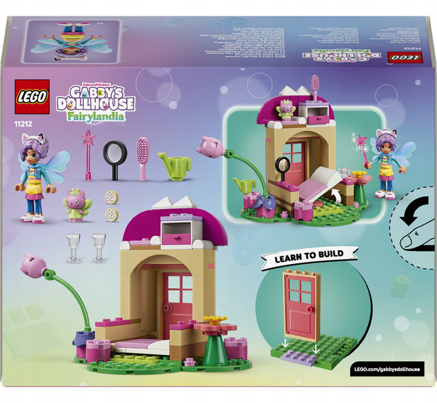 LEGO Magiczny Domek Wróżki 11212 | Koci Domek Gabi: Domek w Ogrodzie Kotki Wróżki