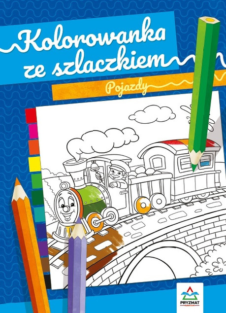 Kolorowanka ze Szlaczkiem Pojazdy Natalia Logvanova | Rozwój Grafomotoryczny Dziecka