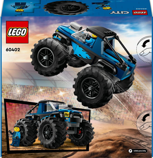 LEGO City Niebieski Monster Truck 148el. 5+ 60402