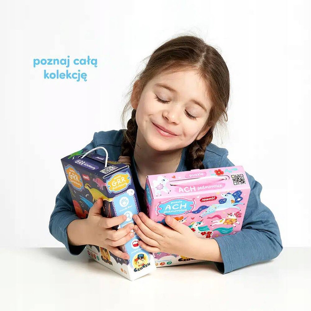 Puzzle Ach Jednorożce Układanka 60el. 4+ CzuCzu