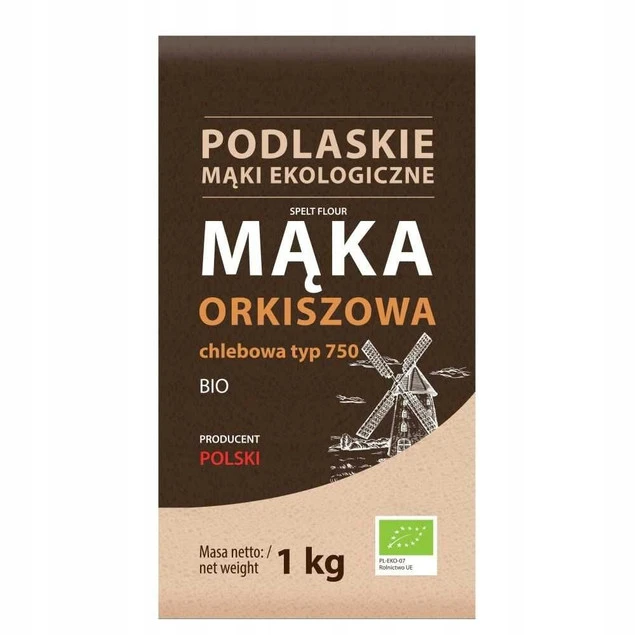 Mąka orkiszowa chlebowa (typ 750) 1 kg - Bio Life - Mąki Podlaskie (EKO)