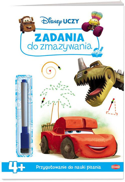 Disney Uczy. Zadania do zmazywania. Auta w trasie Praca zbiorowa