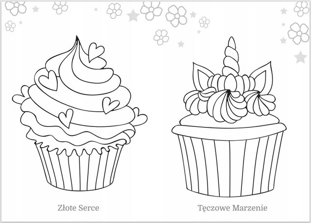 Maluszkowe malowanie. Słodkie babeczki