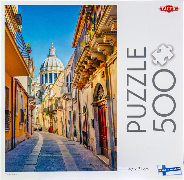 Puzzle 500 elementów Tactic: Malownicza Sycylia, Włochy