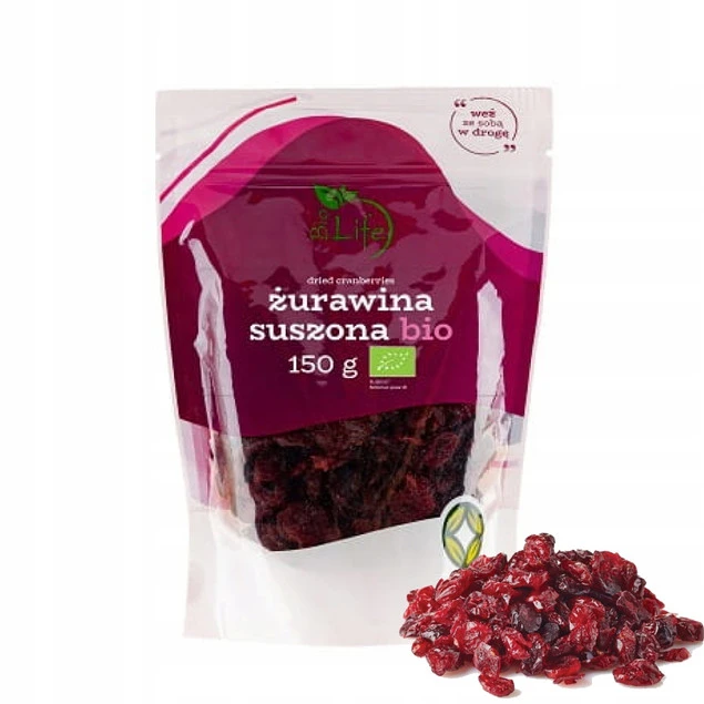 Żurawina Suszona BIO 150g BIOLIFE