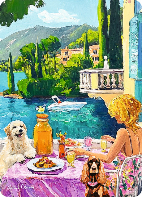 RAVENSBURGER Puzzle ze stojánkem: Spolu na cestách 3x100 dílků
