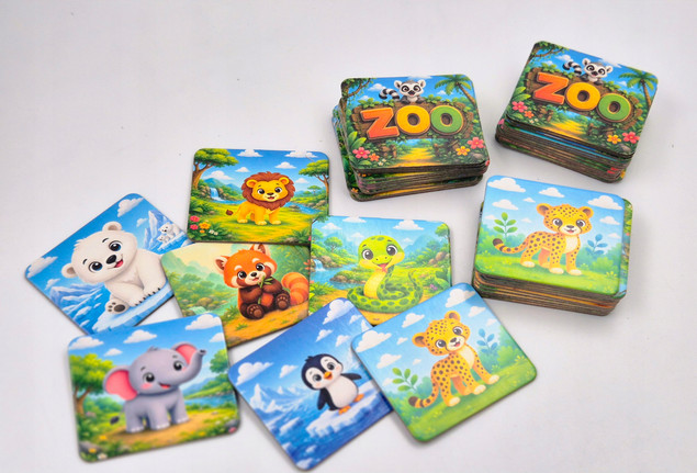 Gra planszowa Multigra - Pamięć - Zoo - Edukacyjna