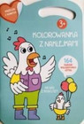 Kolorowana z naklejkami. Na wsi z kogutem Praca zbiorowa